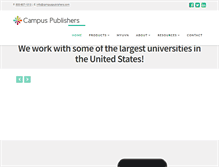 Tablet Screenshot of campuspublishers.com